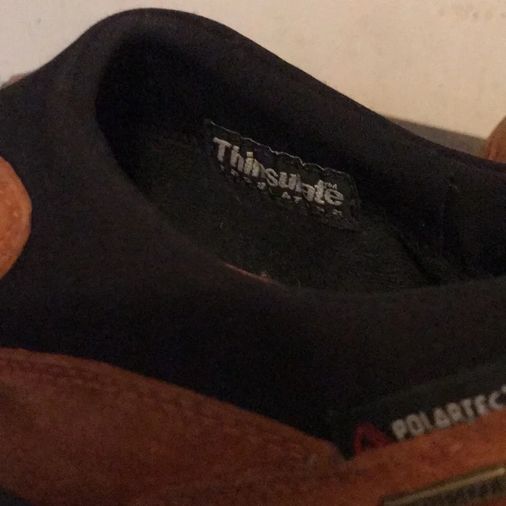 Merrell Slip-On Orange Brown Suede Winter Boots